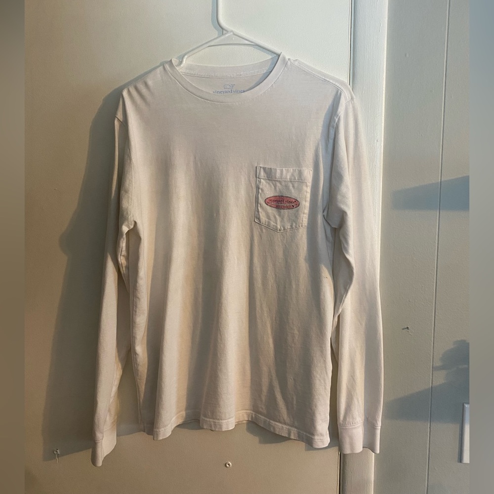 White Long sleeve Vineyard Vines T-Shirt - Size Small